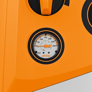 Stihl RE 170 PLUS - Regulacja ciśnienia przepływu